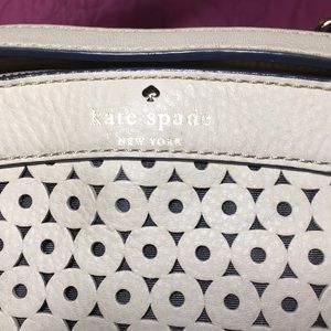 EUC Kate Spade leather satchel w cutouts